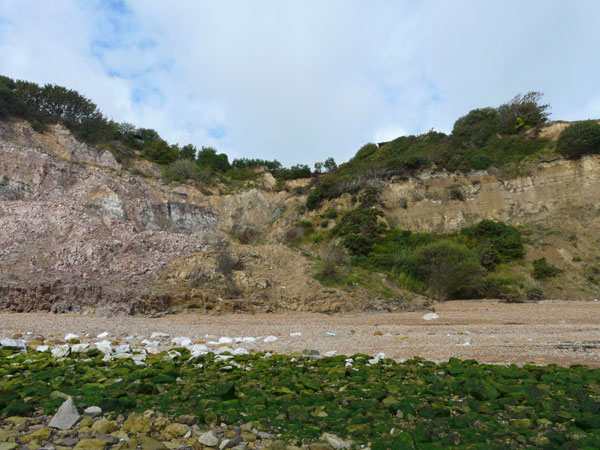 East Sussex Local Geological Sites - Coastal Section Fairlight Cove